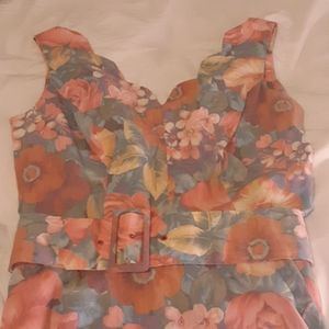 Vintage Floral Dress